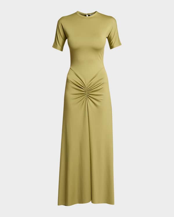Victoria Beckham Textured Column Cami Dress | Neiman Marcus