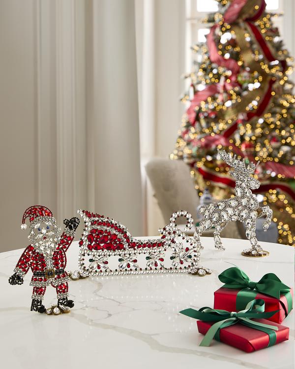 Bohemia Beauty Rhinestone Tabletop Christmas Tree | Neiman  display picture 1