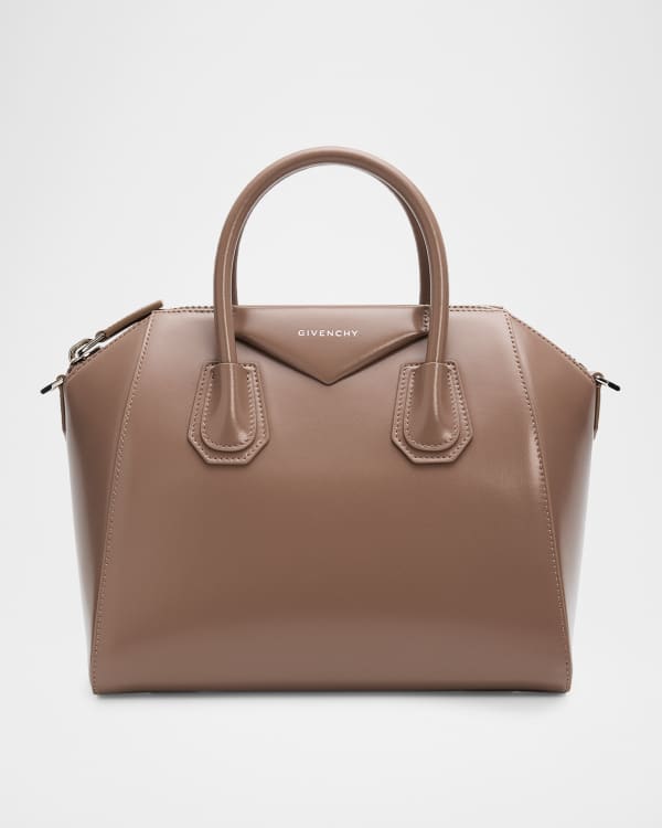 Givenchy Antigona Lock Mini Top-Handle Bag in Faded Denim | Neiman