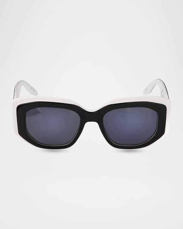 Tory Burch TY7219U Rectangular Acetate Sunglasses | Neiman Marcus