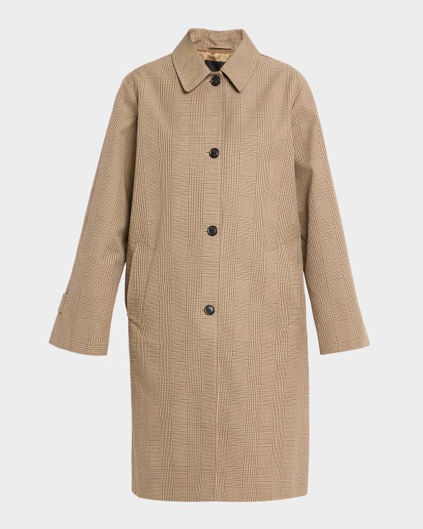 Nili Lotan Morrison Leopard-Print Lamb Shearling Coat | Neiman Marcus