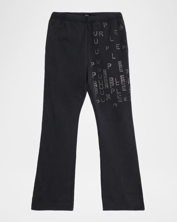 PURPLE Men's Double Zip-Front Track Pants | Neiman Marcus