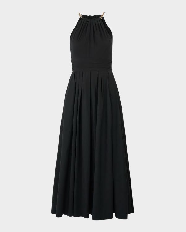 proenza halter dress Schouler Ember Sleeveless Matte Crepe Maxi colour: white