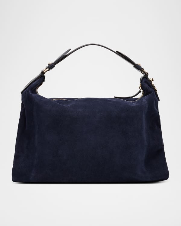 Jimmy Choo Bon Bon Floral Applique Leather Bucket Bag | Neiman Marcus