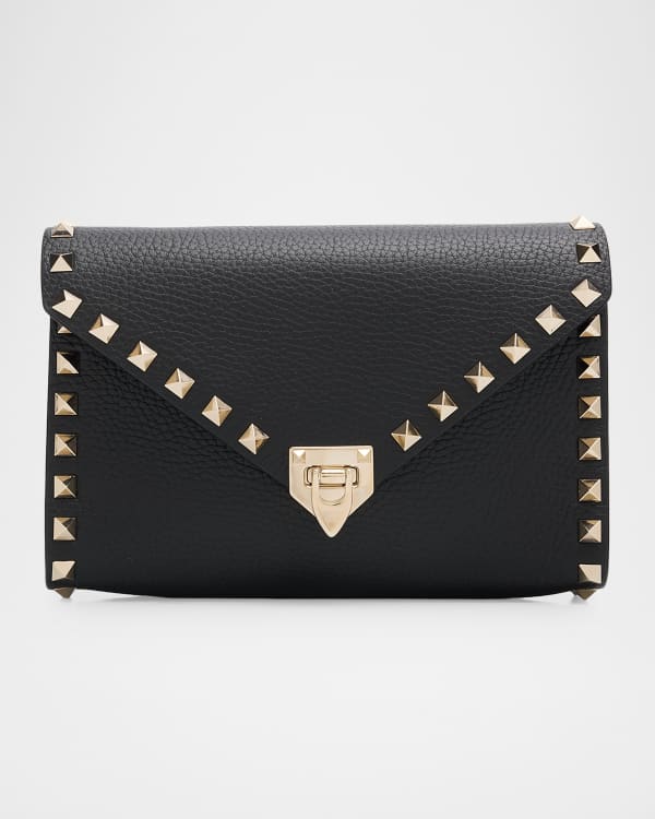Valentino Garavani Loco VLOGO Velvet Clutch Bag | Neiman Marcus