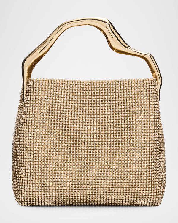 Cult Gaia Azariah Leather Coil Top-Handle Bag | Neiman Marcus