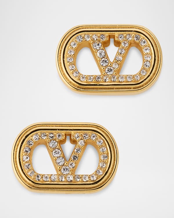 Valentino Garavani Ovalette Stud Earrings | Neiman Marcus