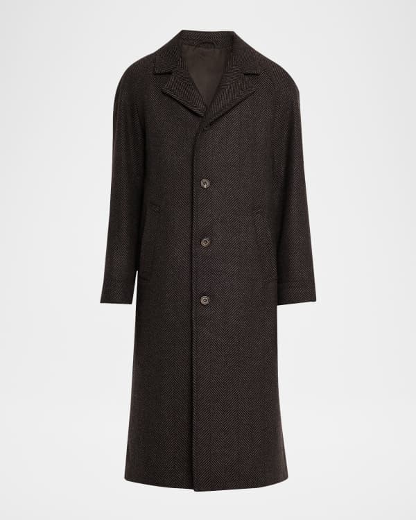 Homme Plisse Issey Miyake Men's Pleated Edge Coat | Neiman Marcus