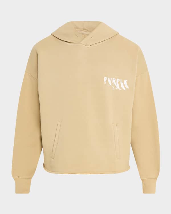 Dries Van Noten Men's Haxel Cotton Floral Hoodie with Embroidery