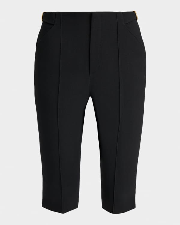 Dries Van Noten Hadium Floral Drawstring Wide Leg Pants | Neiman