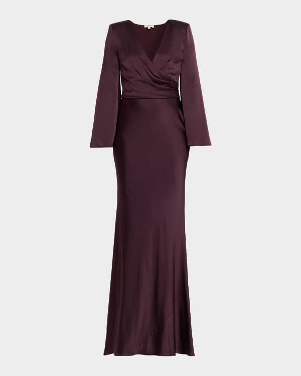 burgundy maxi slip dress Joyfolie Women's Carmel Slip Maxi Boho Dress in Burgundy, Extra Small