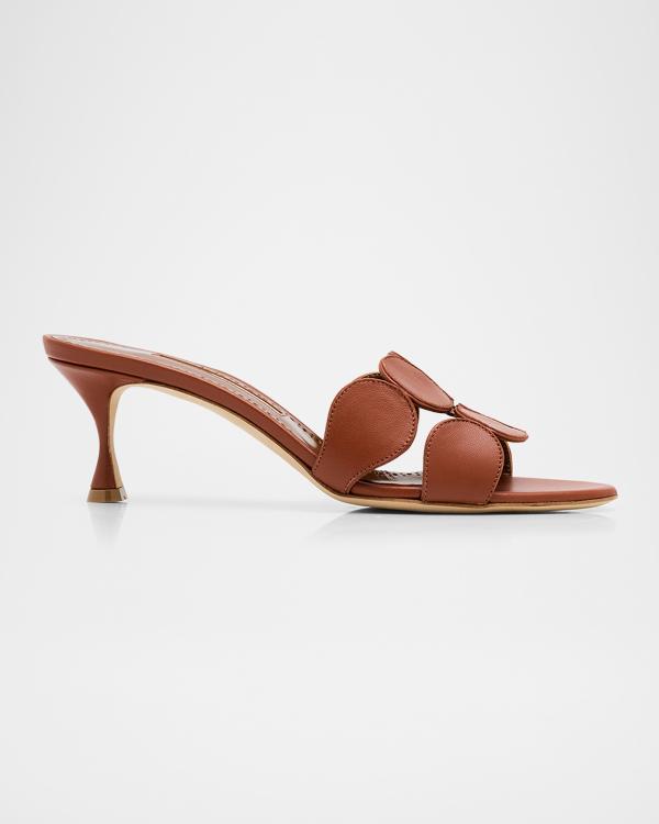 Prada Leather Mule Sandals | Neiman Marcus