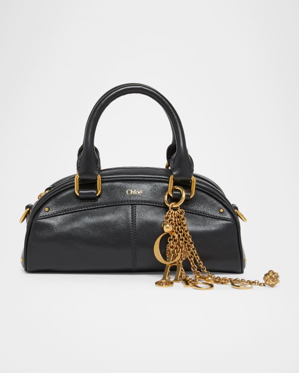 Chloe Passementerie Crochet Top-Handle Bag in Fabric | Neiman Marcus
