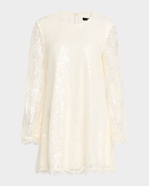 Toccin Scalloped Crochet Dress | Neiman Marcus