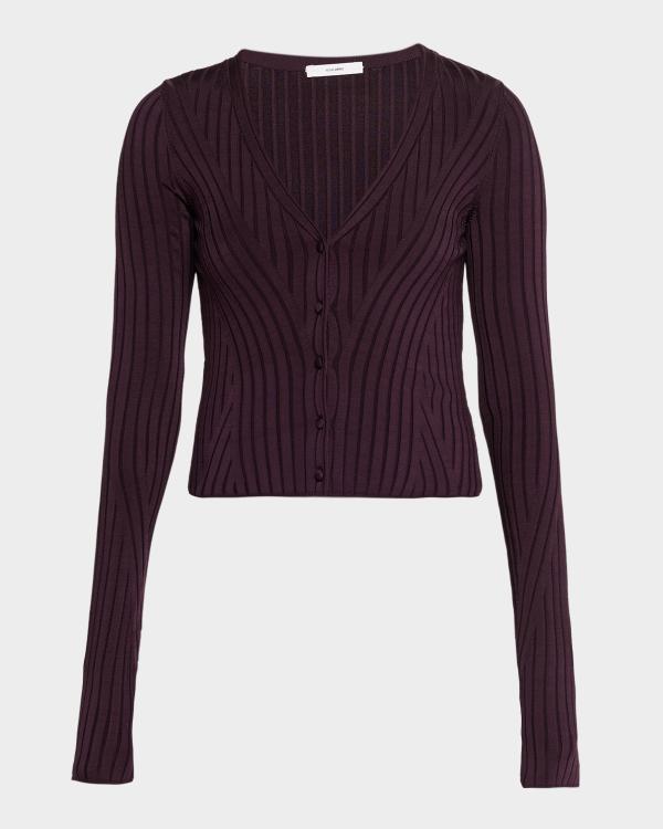 Giambattista Valli Embroidered Cashmere-Silk Cardigan | Neiman Marcus