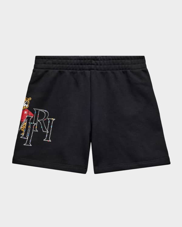 Boy's Shorts W/ Logo Scribble Graphic, Size 4-12
