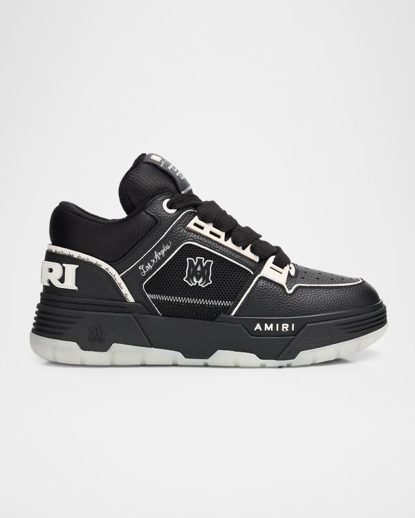 Off-White Men's Out Of Office Leather Low-Top Sneakers | Neiman Marcus