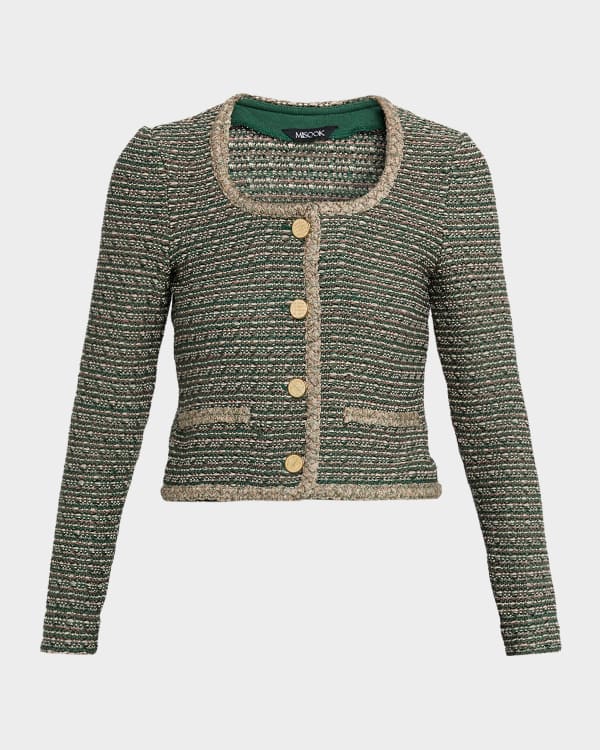 FRAME The Tweed Fringe Jacket | Neiman Marcus