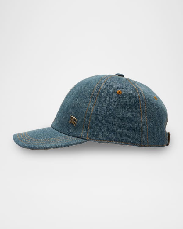 Burberry Crystal-Embellished TB Monogram Baseball Cap | Neiman Marcus