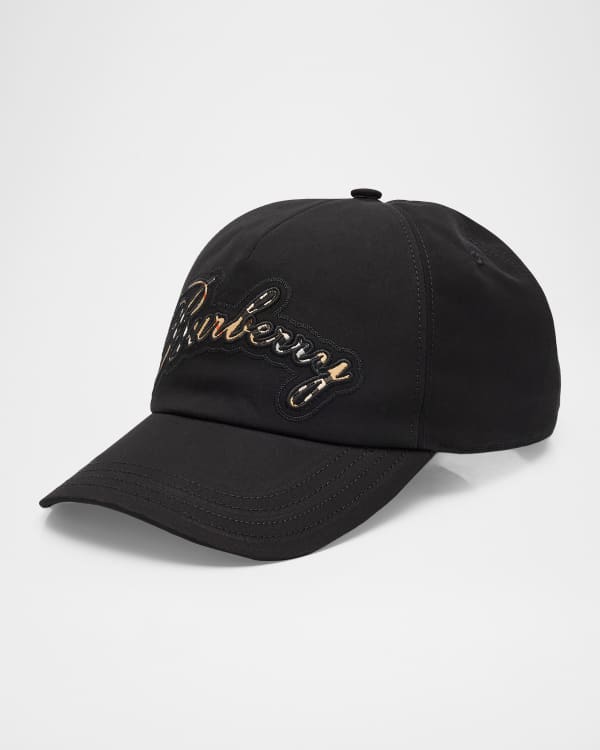 Burberry Men's Horseferry Mesh Baseball Hat | Neiman Marcus