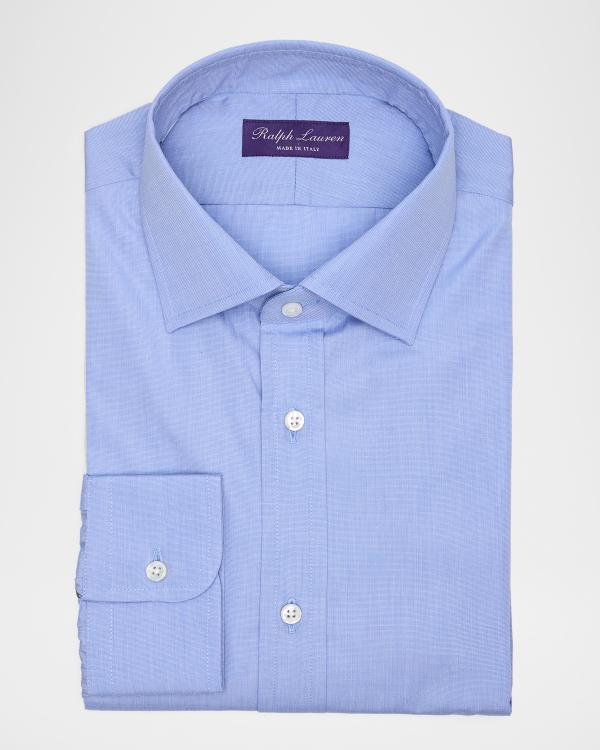 Ralph Lauren Purple Label NM x RL French Cuff Linen Tuxedo Shirt