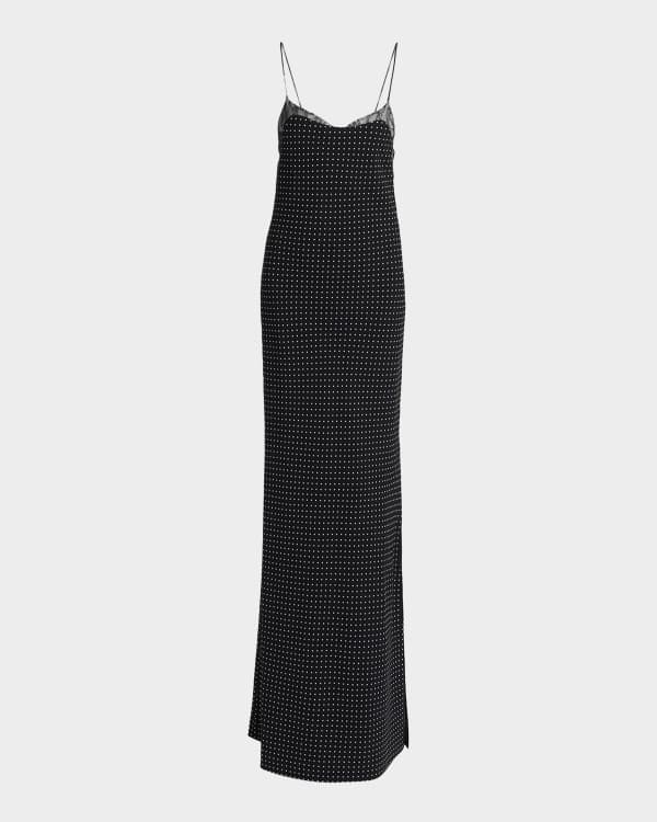 TOM FORD Mixed Sequin Embroidered Mesh Gown | Neiman Marcus