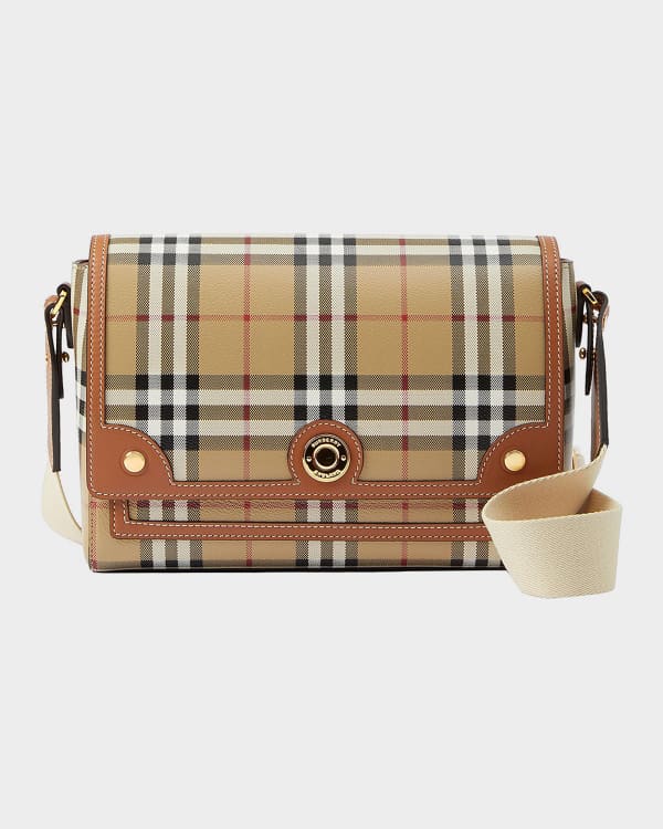 Burberry Hampshire Check Flap Crossbody Bag | Neiman Marcus