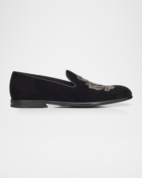 D&G Men\'s Formale Suede Penny Loafers Dolce&Gabbana Men main image 3