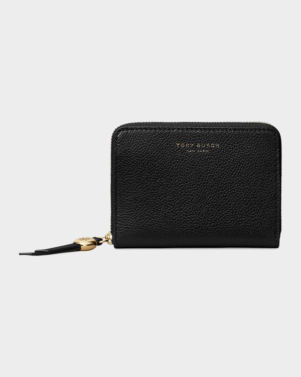 Tory Burch Miller Leather Mini Wallet | Neiman Marcus