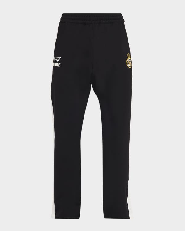 Adidas x Willy Chavarria Men's Twill Track Trousers | Neiman Marcus