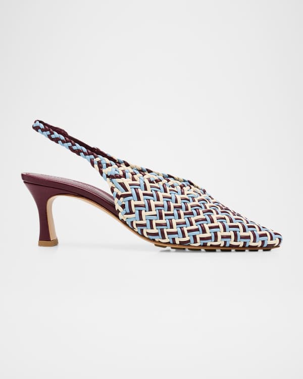 Bottega Veneta Python-Print Buckle Platform Pumps | Neiman Marcus