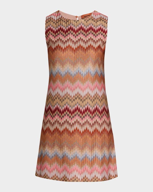 Missoni Metallic Striped Crochet Knit Maxi Dress | Neiman Marcus