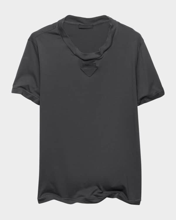 Prada Men's Cotton Long-Sleeve T-Shirt | Neiman Marcus