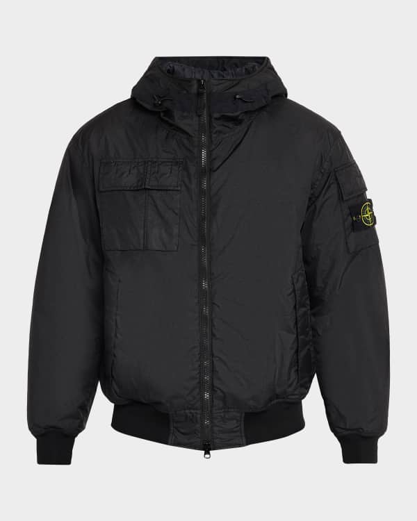 Stone Island Men's Zip-Front Tie-Dye Hoodie | Neiman Marcus