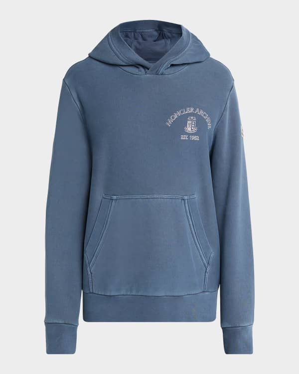 Moncler Men's Zip-Up Hoodie | Neiman Marcus