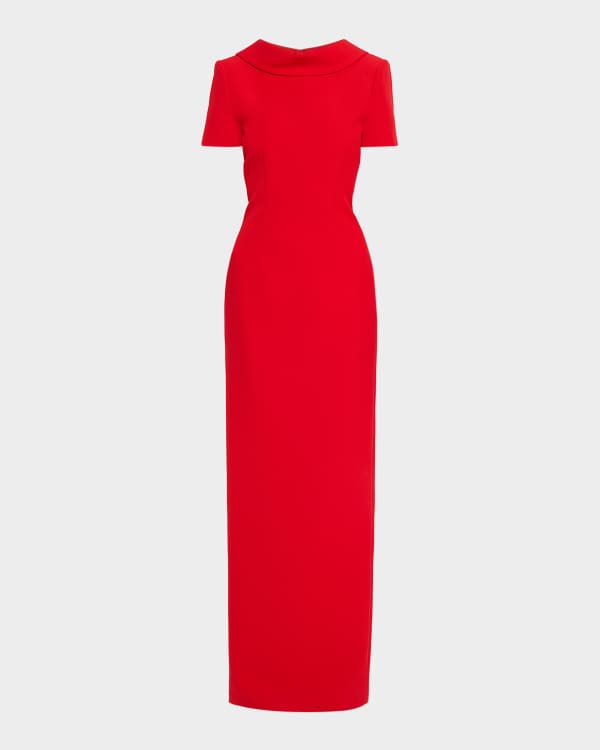 strapless open back dress Roland Mouret Delamere One-Shoulder Sequin Gown – Runway Catalog main image 1