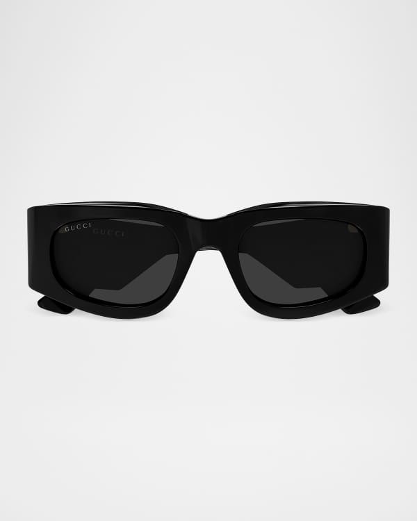 Gucci Embellished Heart-Shaped Acetate Sunglasses | Neiman Marcus