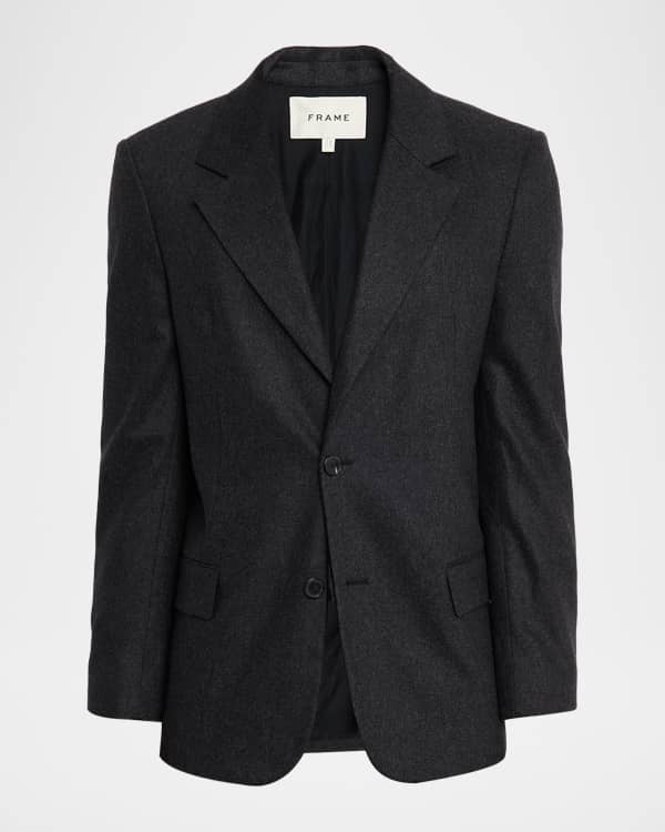 FRAME Men's Double-Breasted Wool Blazer Jacket | Neiman Marcus