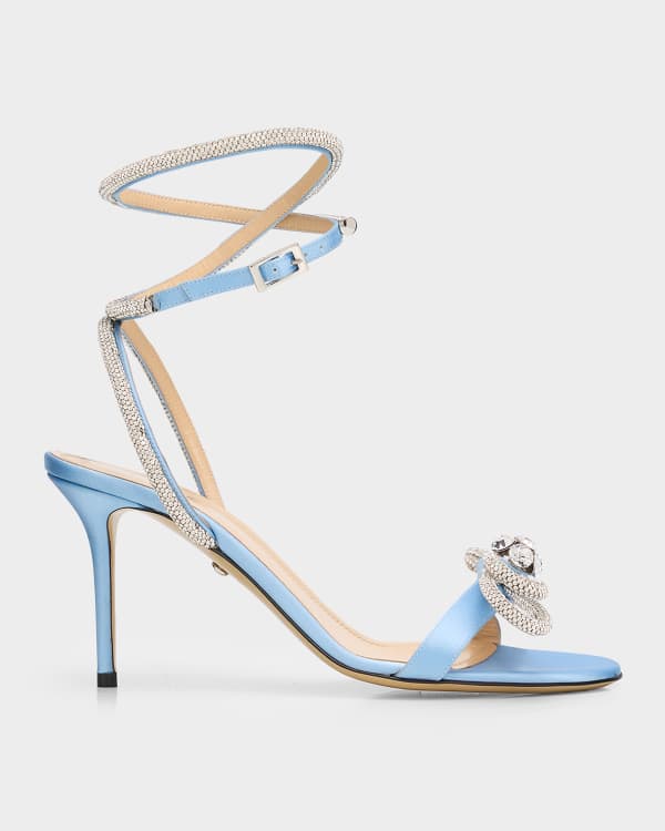 MACH & MACH Bow Patent Leather Mule Sandals | Neiman Marcus