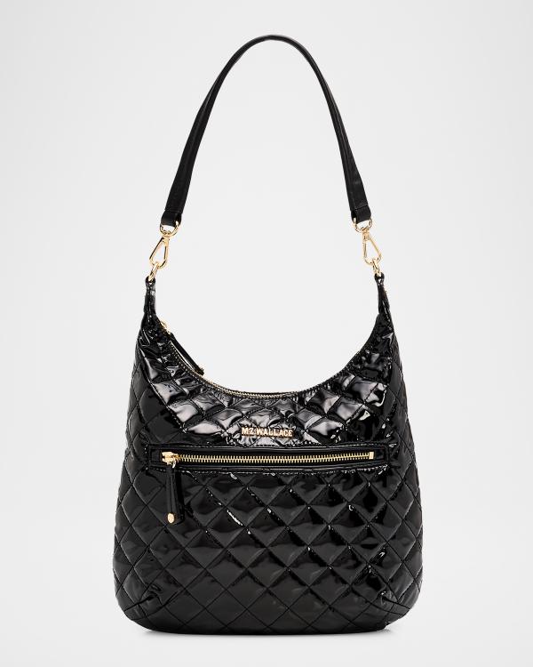 MZ Wallace Crosby Quilted Hobo Shoulder Bag | Neiman Marcus