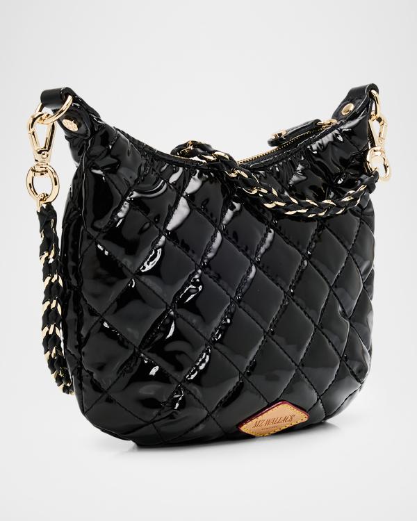 MZ Wallace Crosby Quilted Hobo Shoulder Bag | Neiman Marcus