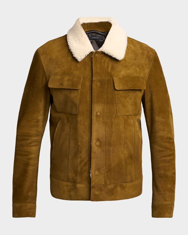 TOM FORD Men's Silk Taffeta Knit Bomber Jacket | Neiman Marcus