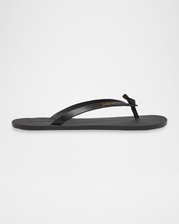 Saint Laurent Men's Cheetah-Print Buckle Slide Sandals | Neiman Marcus