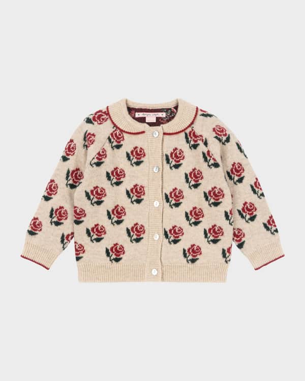 Konges Slojd Girl's Elin Floral-Print Pants, Size 18M-10 | Neiman