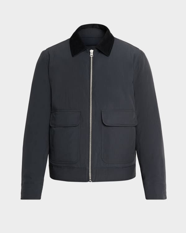 Rag & Bone Men's Buzz Leather Moto Jacket | Neiman Marcus