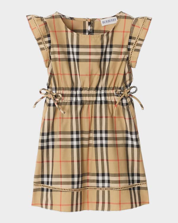 Burberry Mayfair Collared Trench Coat, Size 3-14 | Neiman Marcus