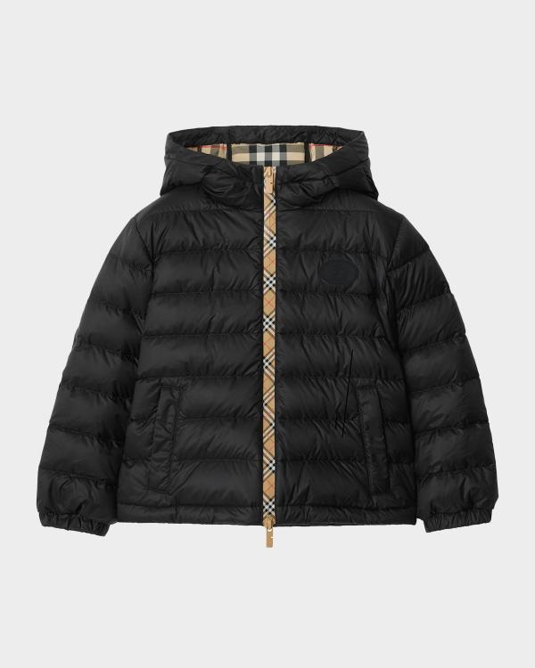 Burberry Boy's Brady Detachable Warmer Nylon Parka Jacket, Size 3