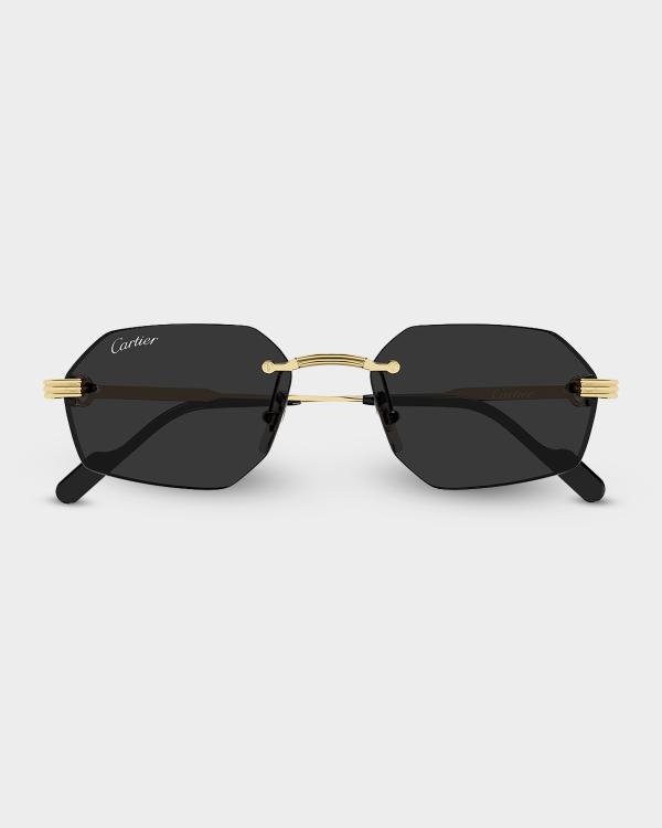 Cartier Men's CT0462S Metal Aviator Sunglasses | Neiman Marcus