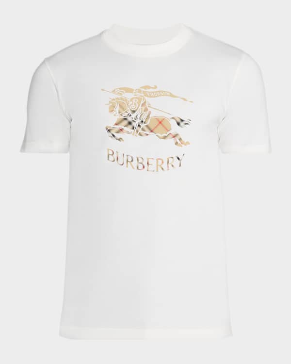 Burberry Men's Year of the Horse Embroidered EKD Cotton T-Shirt