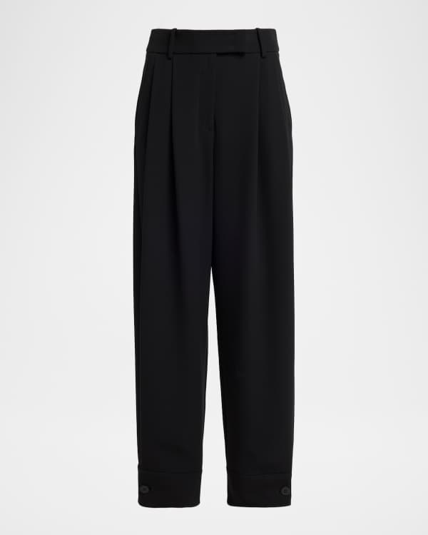 Giorgio Armani Silk Wide-Leg Trousers | Neiman Marcus